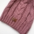 GORRO TRENZAS MALVA - ART. 9027 - Baby Roma