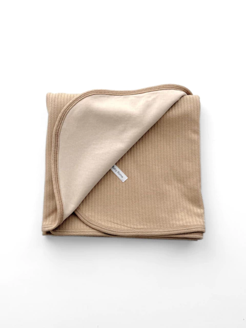 MANTA DOBLE ALGODÓN CAMEL - ART. 4061 - comprar online