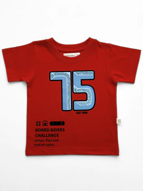REMERA CHALLENGE 75 ROJA - ART. 2370