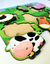 Encastre - ANIMALES DE LA GRANJA - KEVEK