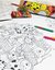 MANDALAS INFANTILES PARA PINTAR NARANJA + CRAYONES FLÚO - comprar online
