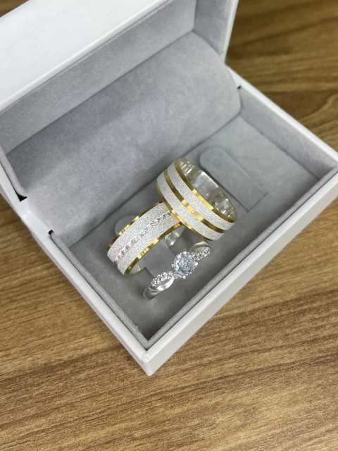 ALIANÇAS NORUEGA 8MM- PRATA 950