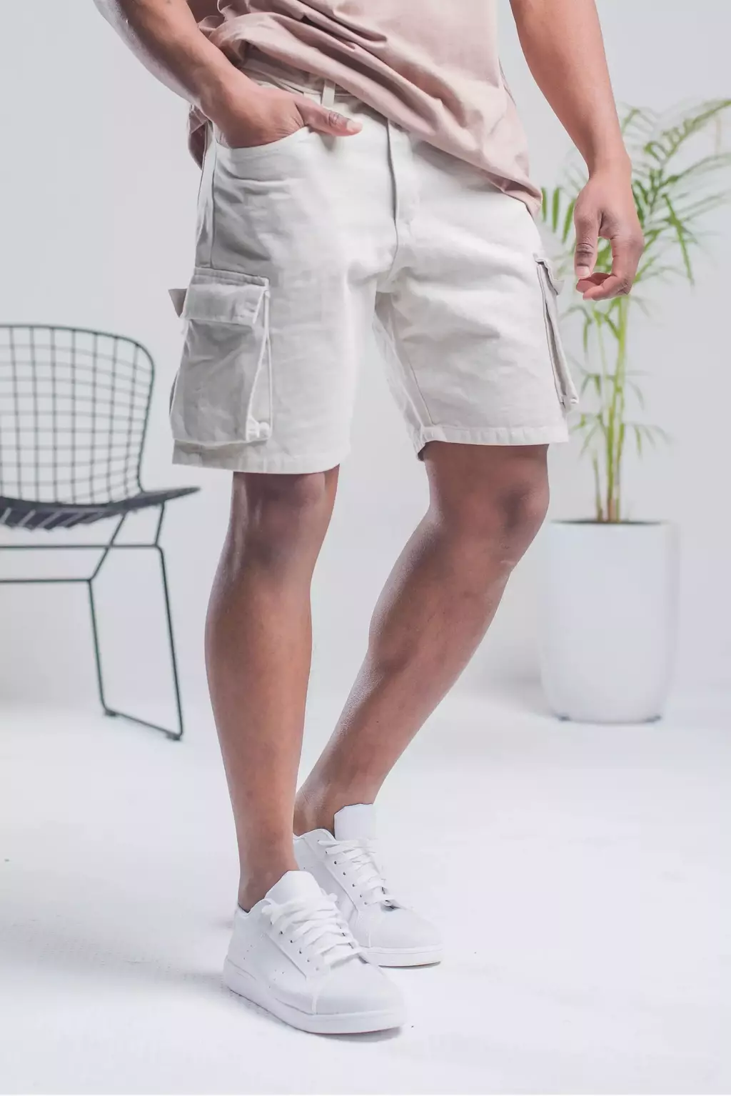 Bermuda Gabardina Cargo