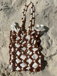 Lattice bag brown