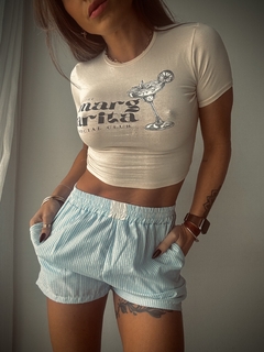 SHORT POPLINN - GINA