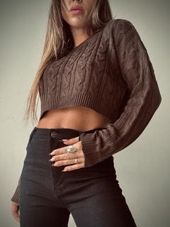 SWEATER CROP TRENDY - comprar online
