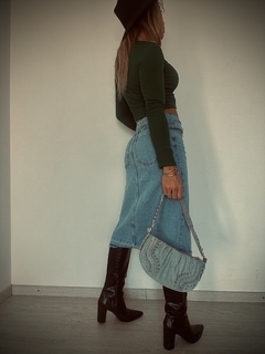 FALDA MIDI BROKEN - GINA