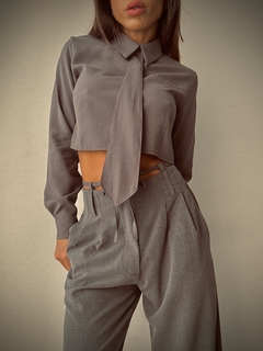 CAMISA CROP BRITSU - tienda online
