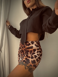 CAMISA CROP BRITSU - GINA