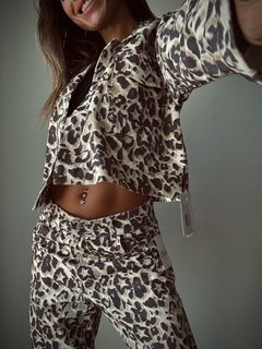 CHAQUETA DENIM PRINT - comprar online