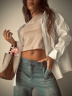 CAMISA OVERSIZE POPLIN - comprar online
