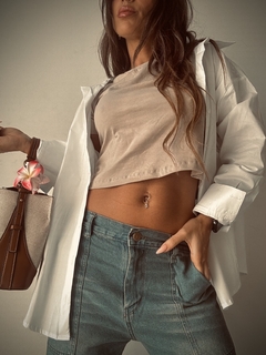 CAMISA OVERSIZE POPLIN - GINA