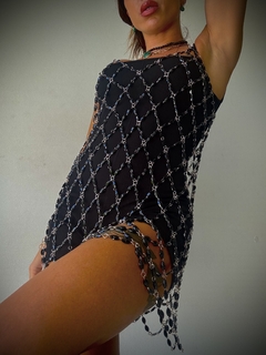 VESTIDO SACC PIEDRAS - GINA