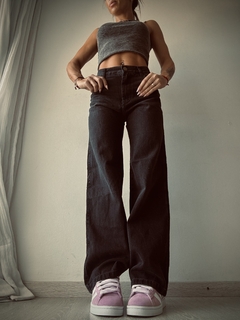 WIDE LEG MIA BLACK SNOW LISO