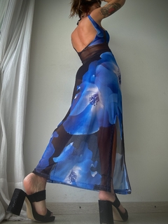 VESTIDO NIGHT BLUE - GINA
