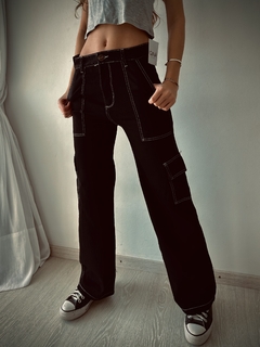 WIDE LEG MIA CARGO NEGRO HB en internet