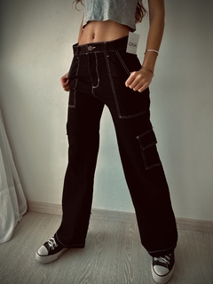 WIDE LEG MIA CARGO NEGRO HB