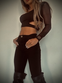 SKINNY GIGI BLACK - GINA
