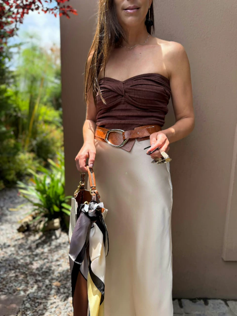 Top strapless Juana - comprar online