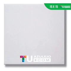Azulejo Blanco Brillante 15×15 - Lider en Azulejos - Tu Azulejo en internet