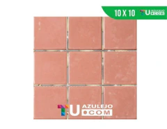 Cerámica Rosa Coral 10x10 plancha 30x30 Revestimiento en internet
