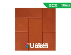 Ceramica 10x20 Roja Revestimiento - Caja en internet