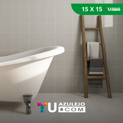 Azulejo color gris claro 15x15