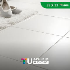 Ceramica Blanca Satinada / Mate 31x31 - 1ra Calidad