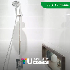 Cerámica 33x45 Blanco Brillante