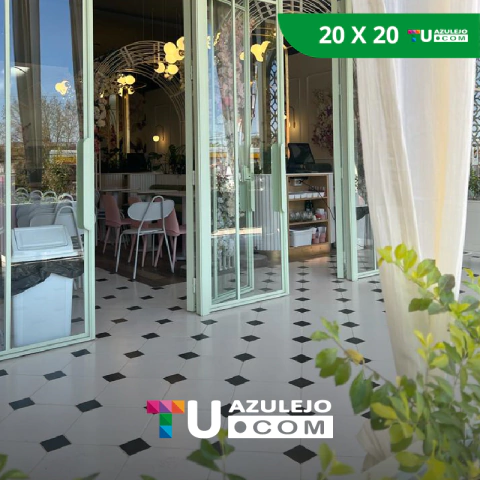 Damero Octogonal 20x20 por m2 - comprar online