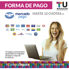 10x10 m2 - Negro Mate Piscina / Pileta - Revestimiento / Cerámica - tienda online