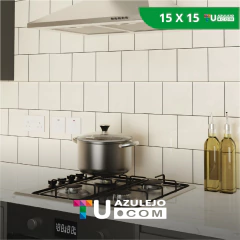 Revestimiento Marfil Brillante 15x15 - tienda online