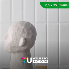 Revestimiento Finlandia Blanco Mate Subway 7,5 X 25 - Tu Azulejo ® com Lider en Azulejos y Cerámicos en Argentina