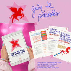 Pack Estrela Disruptiva - 1 Agenda Estrela Torta + 1 Guia de Previsões 2026 na internet