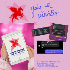 Pack Estrela Disruptiva - 1 Agenda Estrela Torta + 1 Guia de Previsões 2026 - loja online