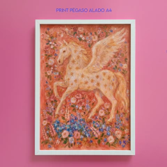 Pôster Pégaso Alado - A4 - comprar online
