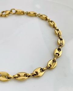 Pulsera Acero Quirurgico Dorado Pria en internet