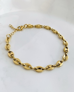 Pulsera Acero Quirurgico Dorado Pria - Puraxmayor