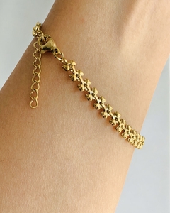 Pulsera Acero Quirurgico Dorado Lain - comprar online