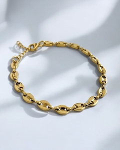 Pulsera Acero Quirurgico Dorado Pria