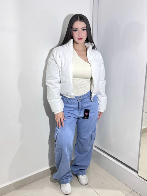Jaqueta Puffer Branca