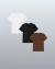 Kit 3 Camisetas 100% Algodão