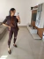 Calça Legging Feminina Básica Marrom - comprar online