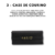 Kit Tulum Preto fosco + Case Carteira + LImpa Lentes - Cacife Brand