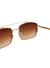 Óculos de Sol Vancouver Dourado Marrom Feminino