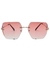 Óculos de Sol Capri Dourado Rosa Degradê - Cacife Brand