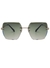 Óculos de Sol Capri Dourado Verde Degradê - Cacife Brand