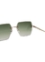 Óculos de Sol Capri Dourado Verde Degradê - Cacife Brand