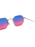 Oculos de Sol Infantil Octagonal Rosa e Azul - comprar online