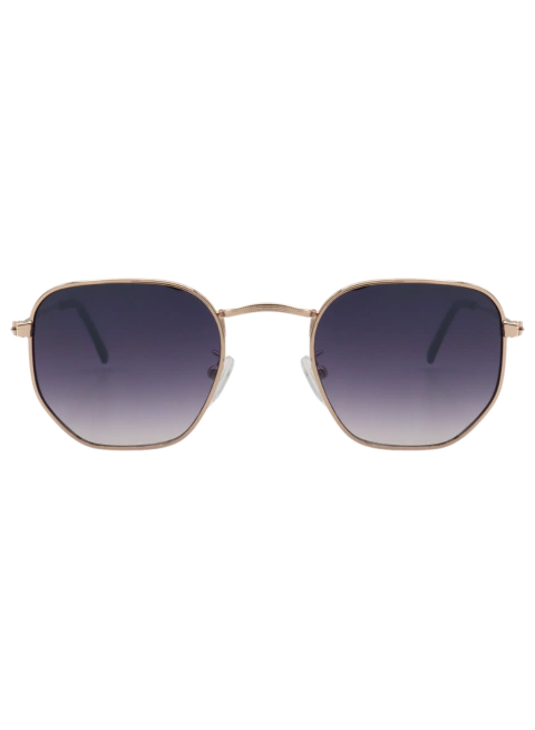 Óculos de Sol Hexagonal Rose Degrade